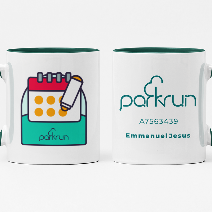 parkrun Date Bingo Challenges Mug