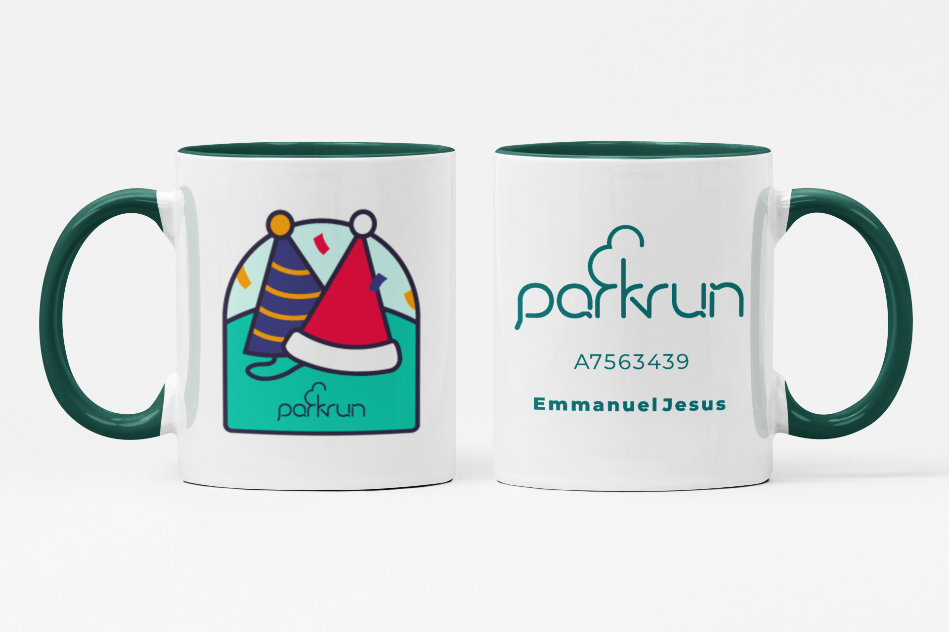 parkrun Festive Double Challenges Mug