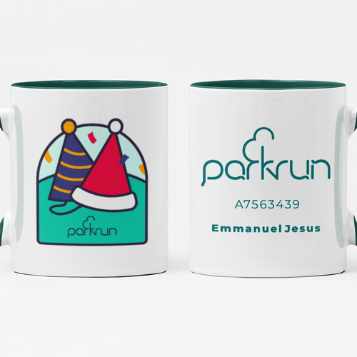 parkrun Festive Double Challenges Mug