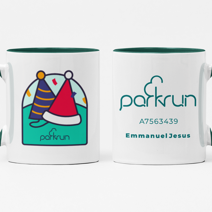 parkrun Festive Double Challenges Mug
