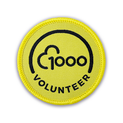 Volunteer 1000 Woven Patch