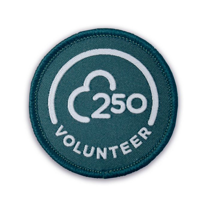 „Volunteer 250“ – gewebter Aufnäher
