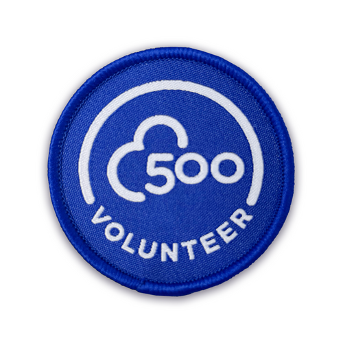 Volunteer 500 Woven Patch