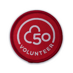 Volunteer 50 Woven Patch