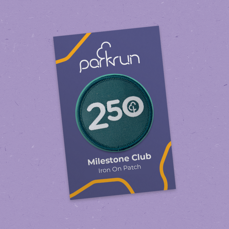 Run/Walk 250 Milestone Woven Patch