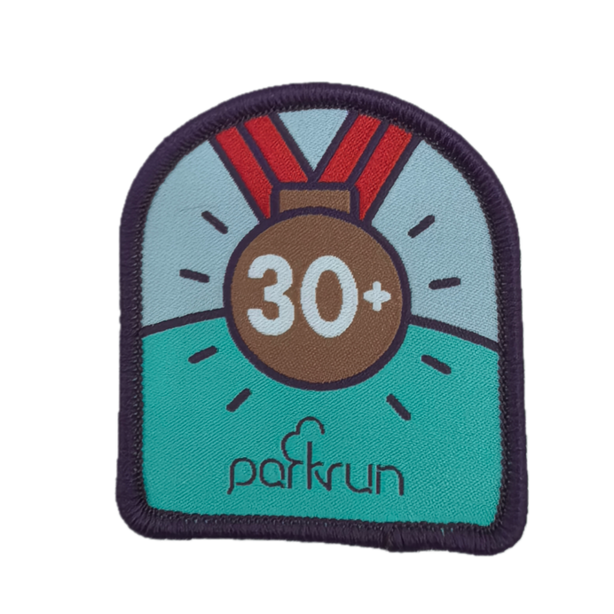 parkrun CHALLENGES parkrun Obsessive 30 Woven Patch