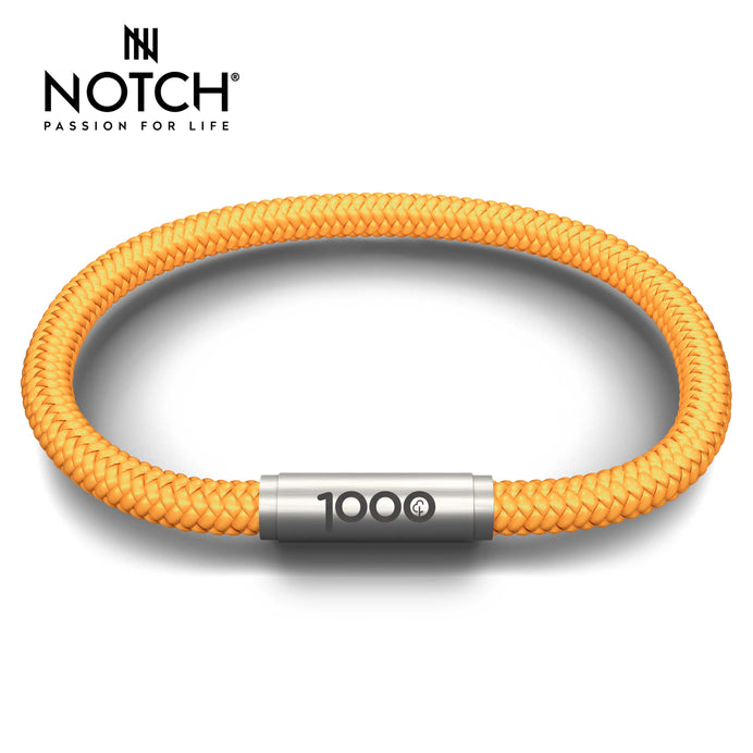 parkrun x NOTCH 1000 Milestone Sports Cord Bracelet