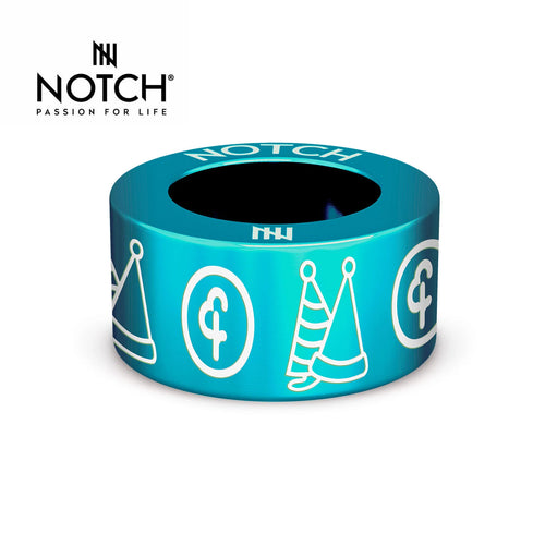 parkrun CHALLENGES Festive Double NOTCH™ Charm