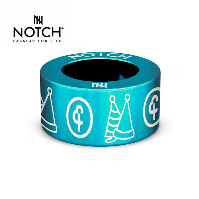 parkrun CHALLENGES Festive Double NOTCH™ Charm