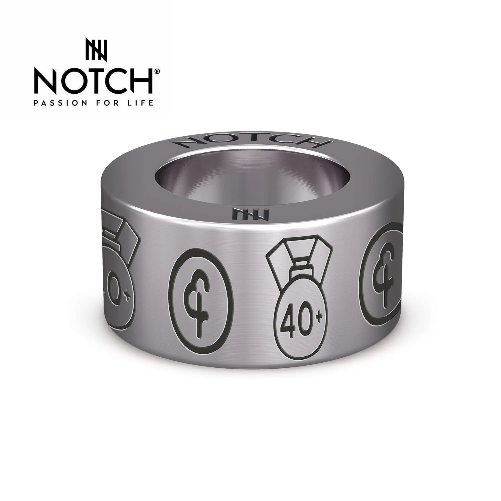 parkrun CHALLENGES parkrun Obsessive 40 NOTCH™ Charm