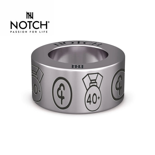 parkrun CHALLENGES parkrun Obsessive 40 NOTCH™ Charm