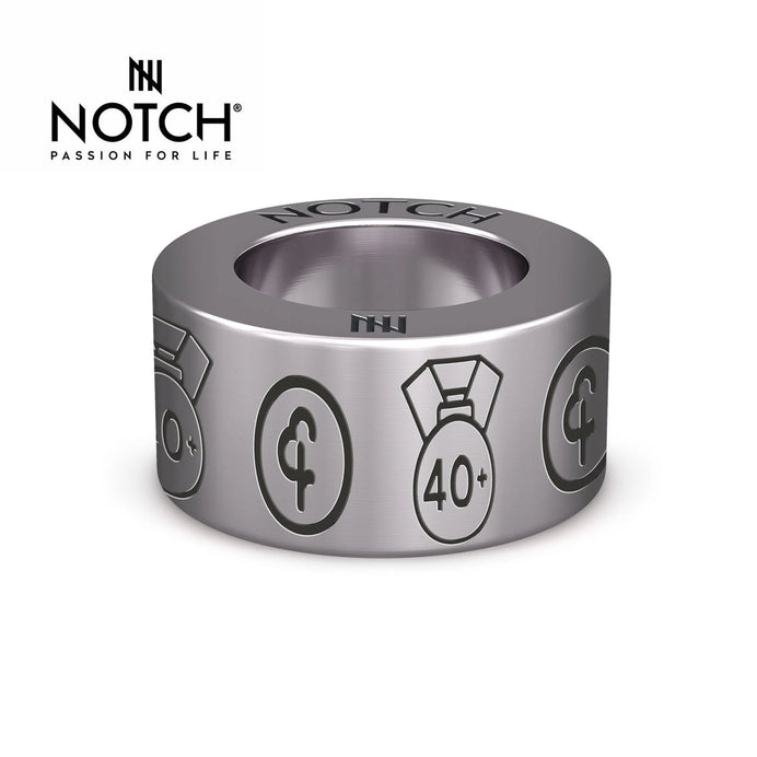 parkrun CHALLENGES parkrun Obsessive 40 NOTCH™ Charm