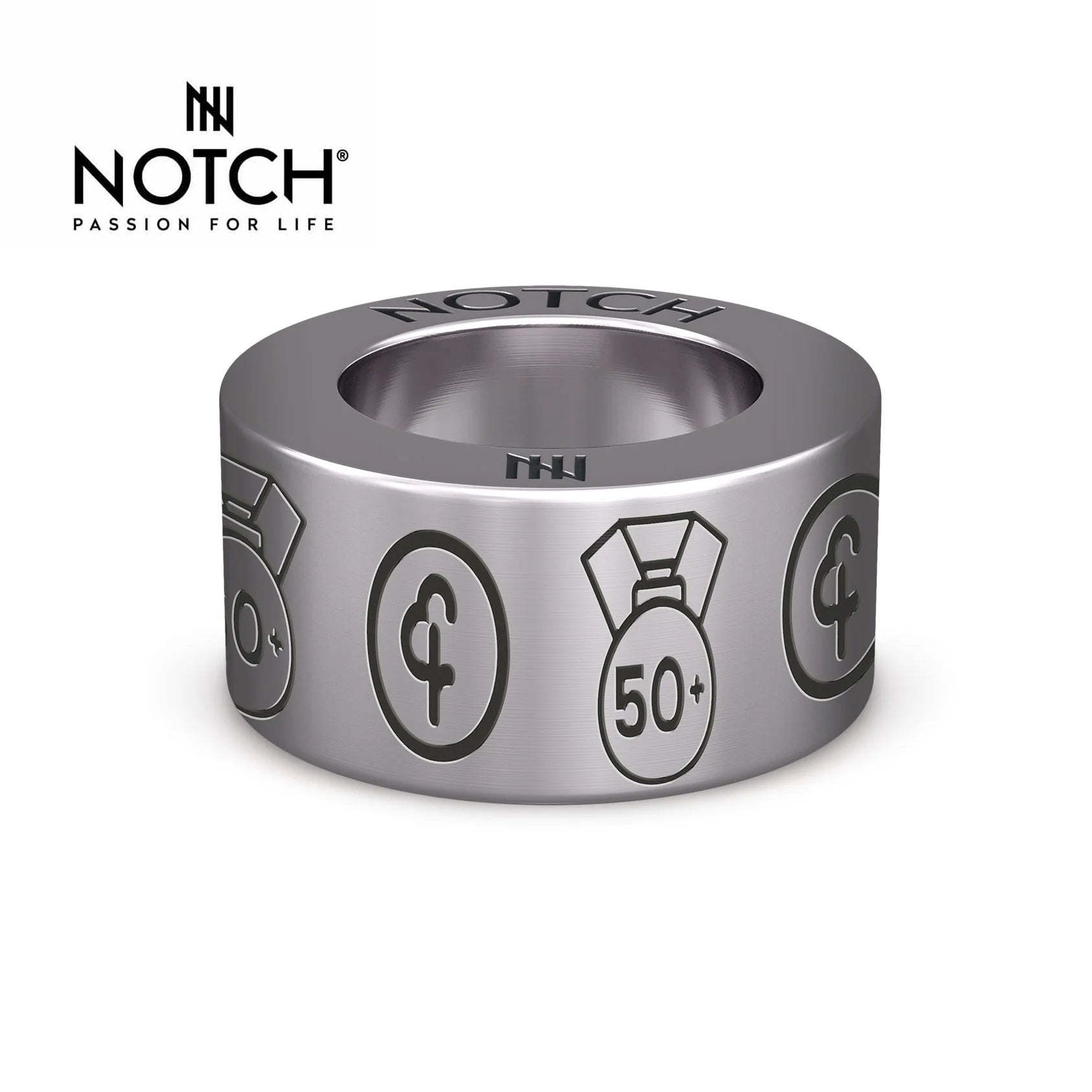 parkrun CHALLENGES parkrun Obsessive 50 NOTCH™ Charm