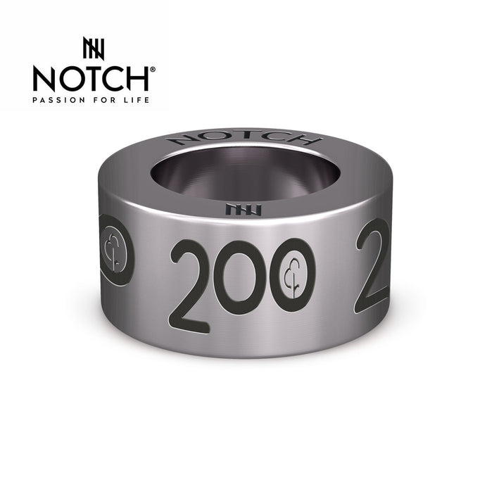 parkrun Milestone NOTCH Steel Charm Run/Walk 200