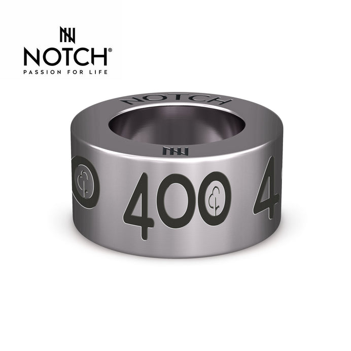 parkrun Milestone NOTCH Steel Charm Run/Walk 400