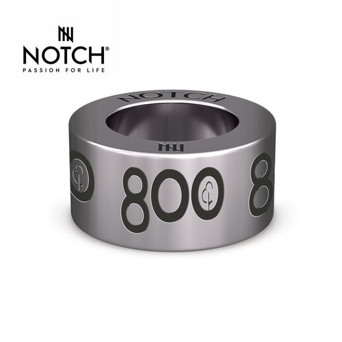 parkrun Milestone NOTCH Steel Charm Run/Walk 800