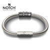 parkrun x NOTCH Signature Steel Bracelet