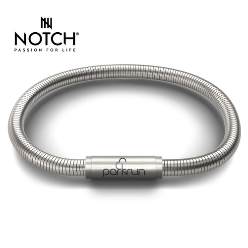 parkrun x NOTCH Signature Steel Bracelet