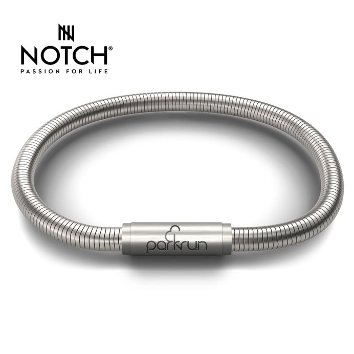 parkrun x NOTCH Signature Steel Bracelet