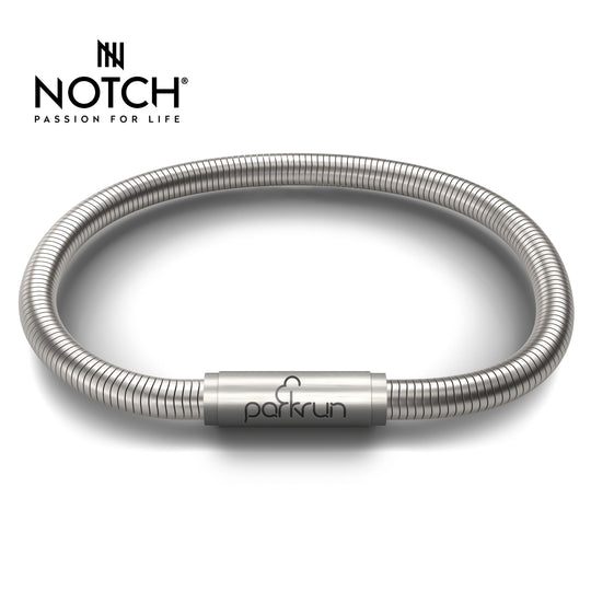 parkrun x NOTCH Signature Steel Bracelet