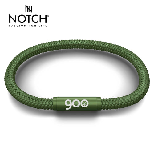 parkrun x NOTCH 900 Milestone Sports Cord Bracelet