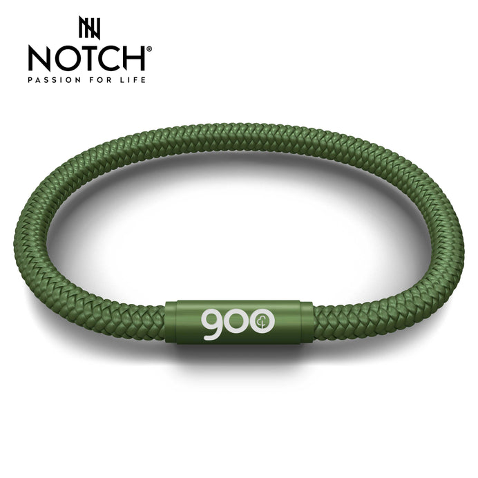 parkrun x NOTCH 900 Milestone Sports Cord Bracelet
