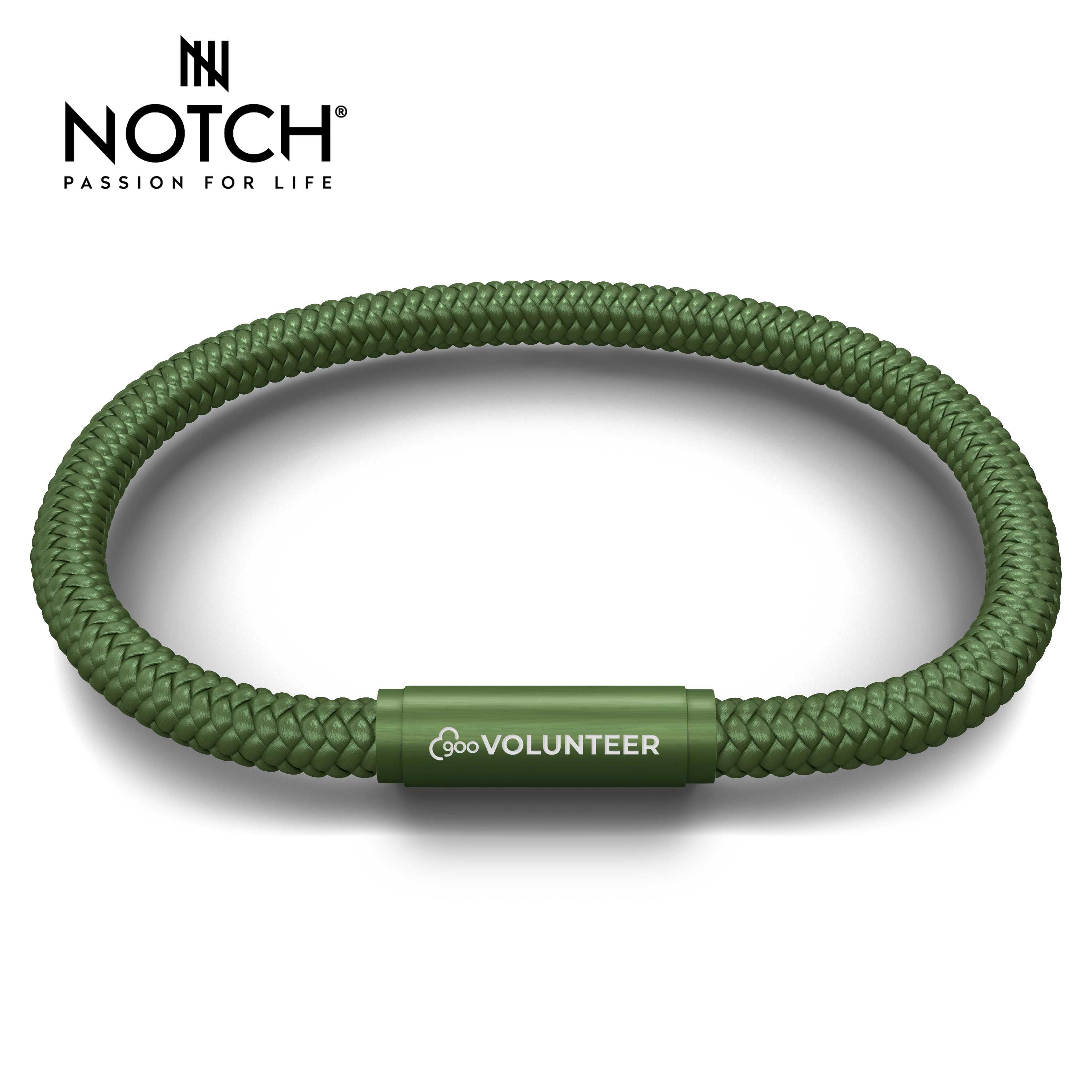 parkrun x NOTCH 900 Volunteer Milestone Sports Cord Bracelet