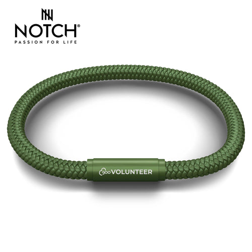 parkrun x NOTCH 900 Volunteer Milestone Sports Cord Bracelet