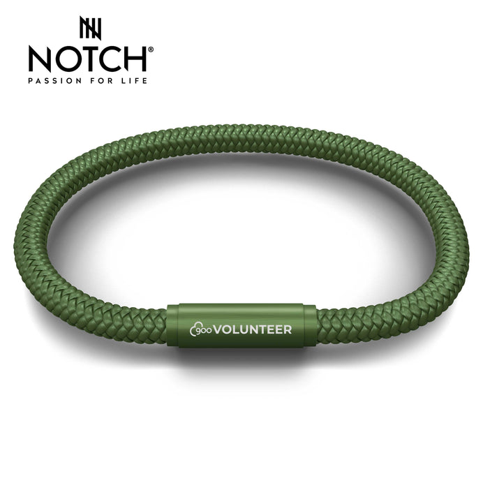 parkrun x NOTCH 900 Volunteer Milestone Sports Cord Bracelet
