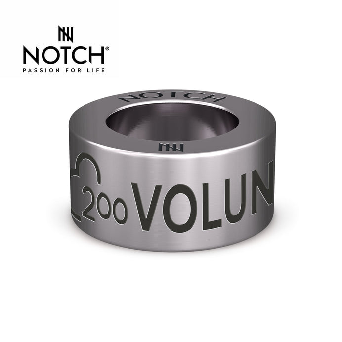 parkrun Milestone NOTCH Steel Charm Volunteer 200
