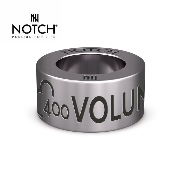parkrun Milestone NOTCH Steel Charm Volunteer 400