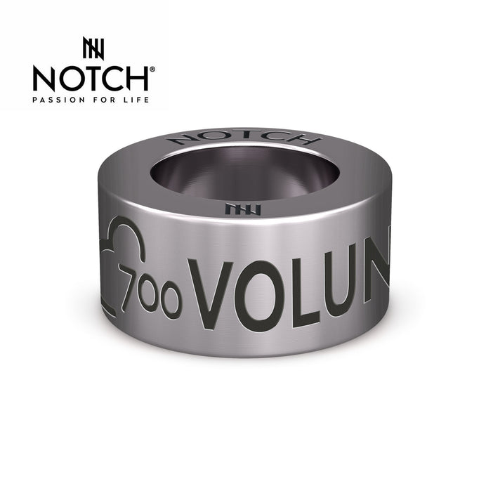 parkrun Milestone NOTCH Steel Charm Volunteer 700