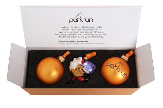 parkrun Christmas Tree Baubles