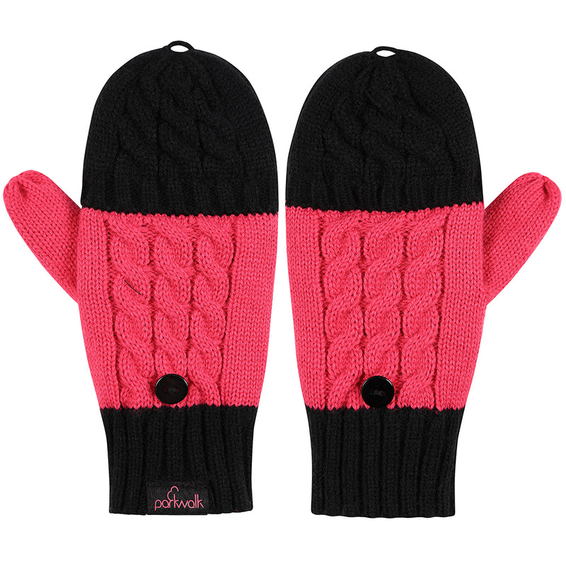 parkwalk Knitted Hat and Mitten/Glove Set