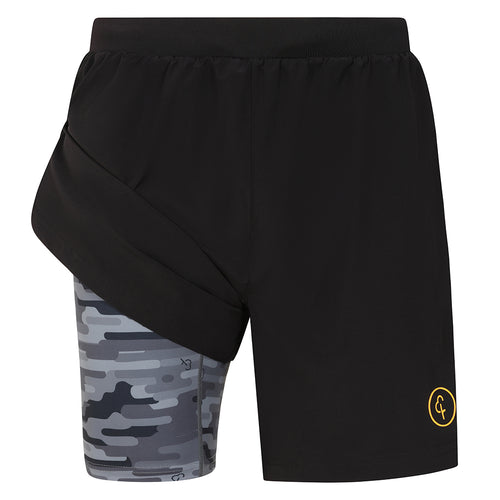 parkrun Apricot Men's 2-in-1 Camo Shorts