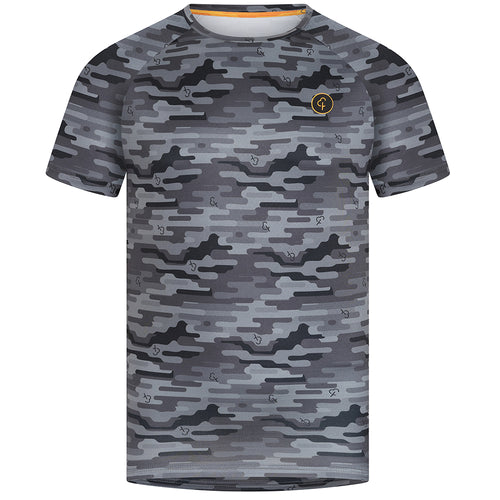 parkrun Men's Grey Camo T-Shirt