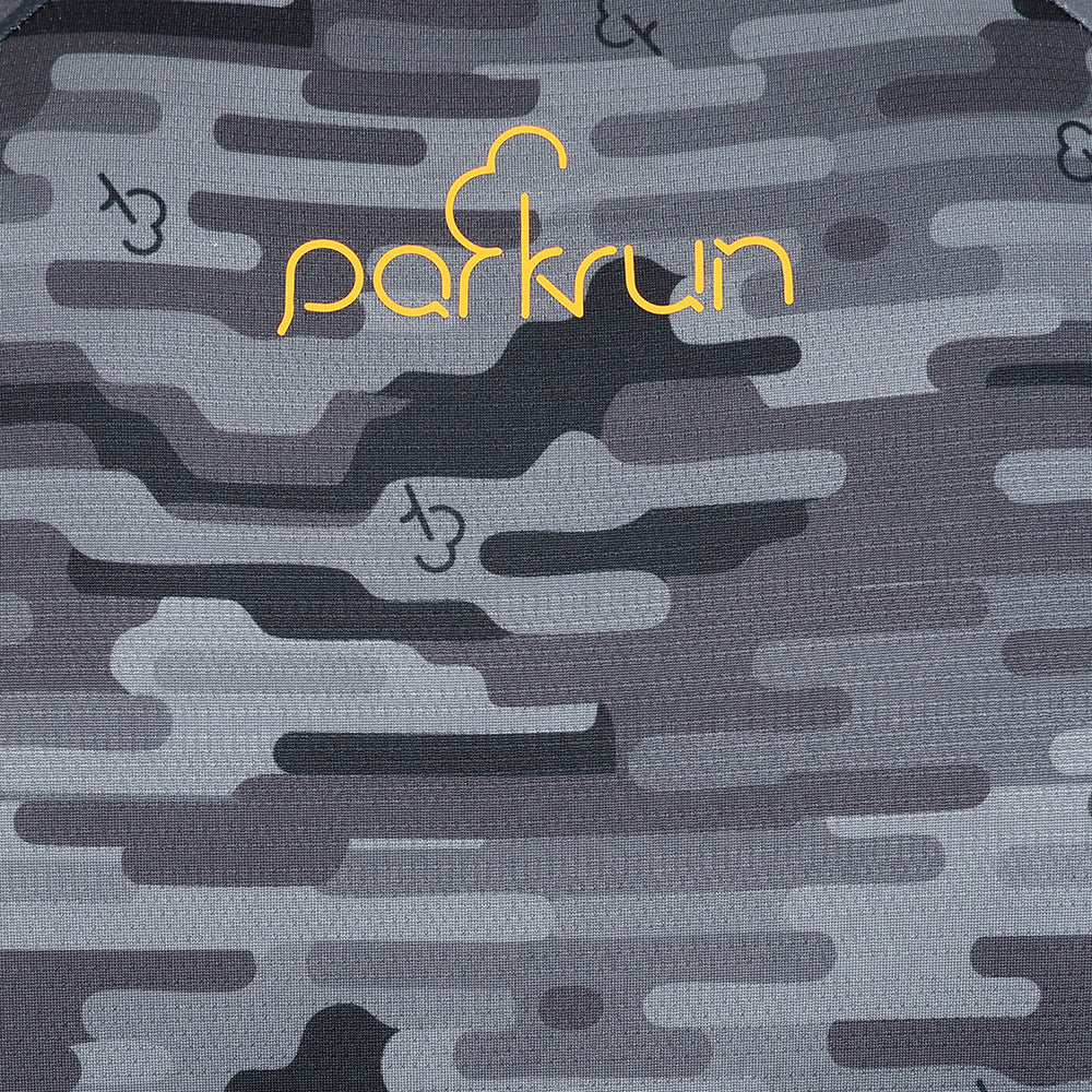 parkrun Men's Grey Camo T-Shirt