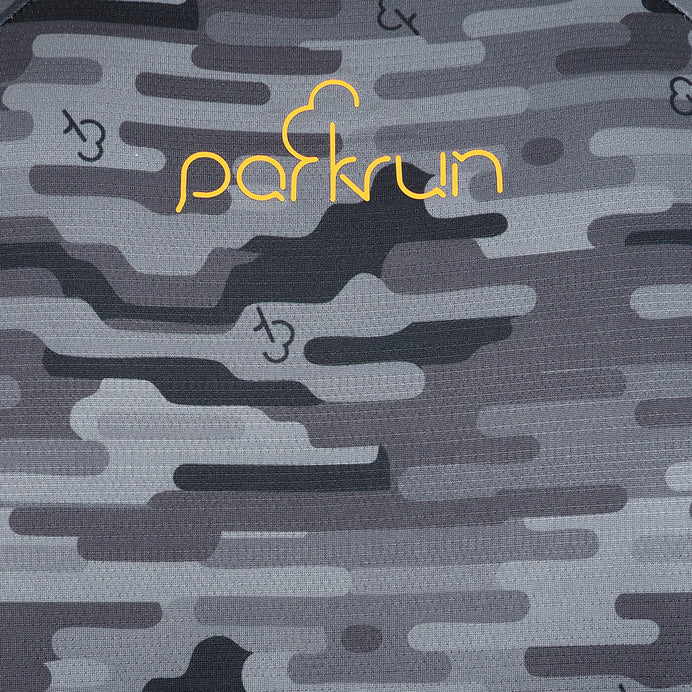 parkrun Men's Grey Camo T-Shirt