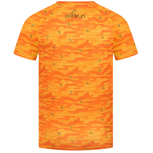 parkrun Men's Apricot Camo T-Shirt