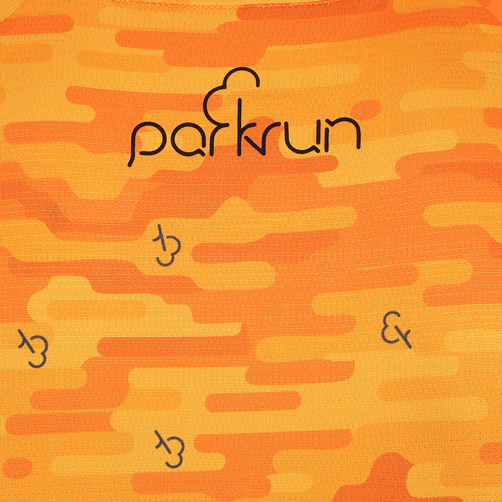 parkrun Men's Apricot Camo T-Shirt