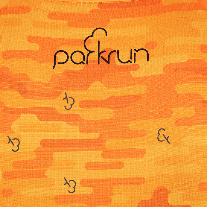 parkrun Men's Apricot Camo T-Shirt