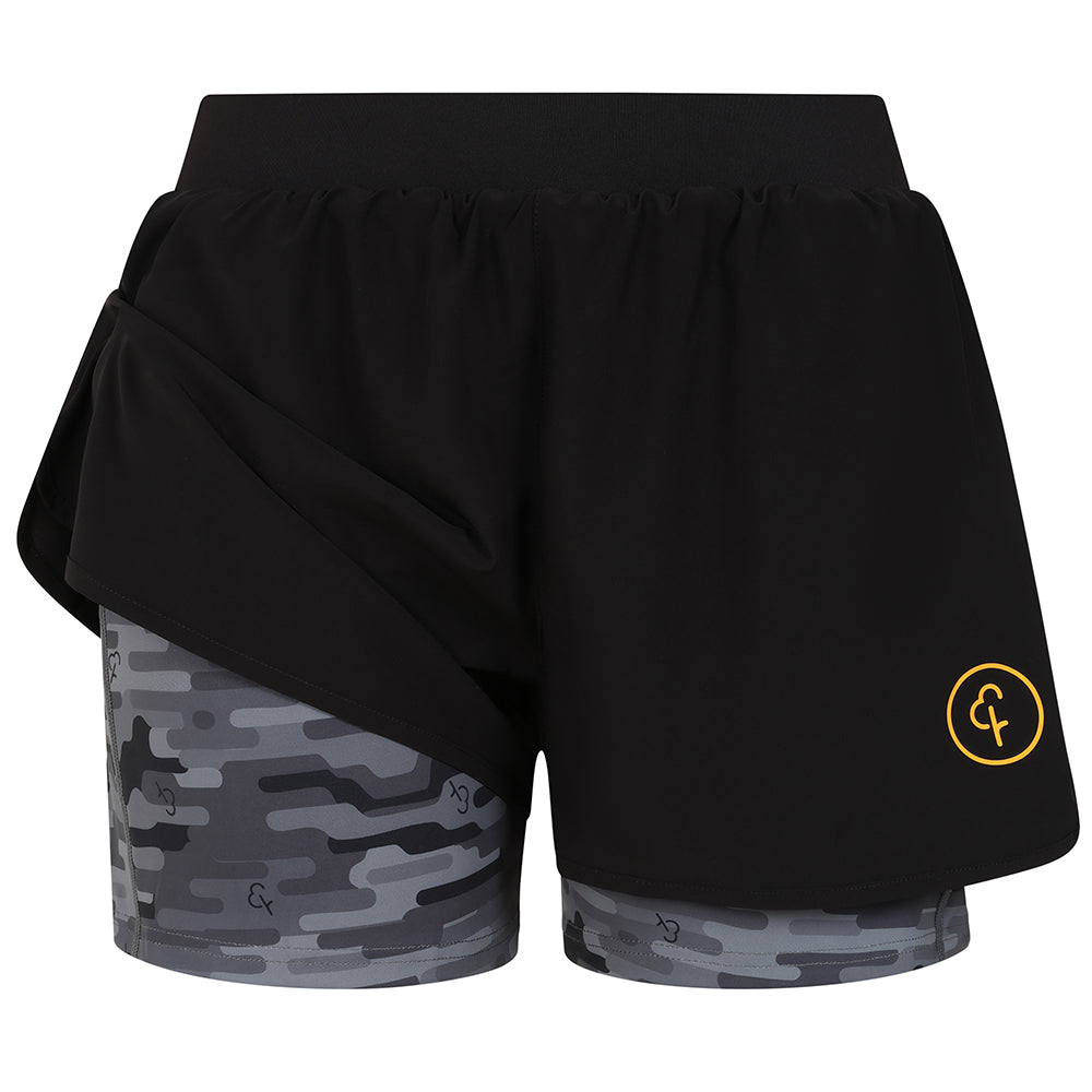 parkrun Apricot Women's 2-in-1 Camo Shorts
