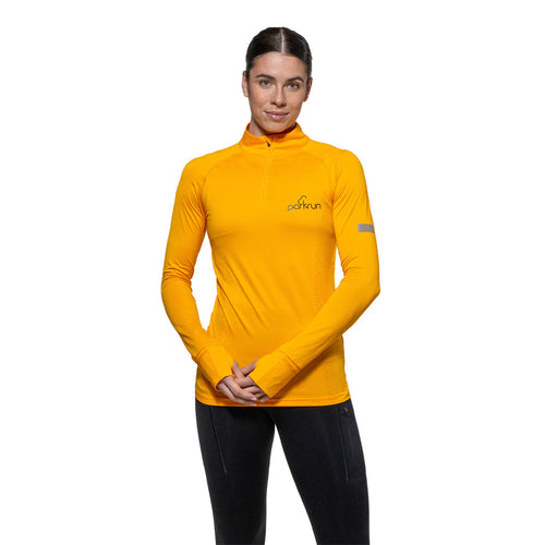parkrun Damen-Sweatshirt mit 1/4-Reißverschluss