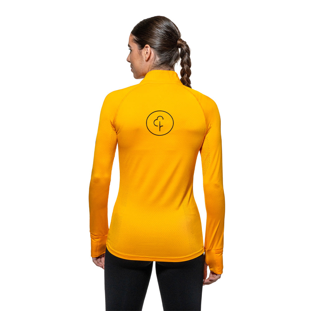 parkrun Damen-Sweatshirt mit 1/4-Reißverschluss