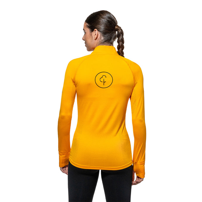 parkrun Damen-Sweatshirt mit 1/4-Reißverschluss