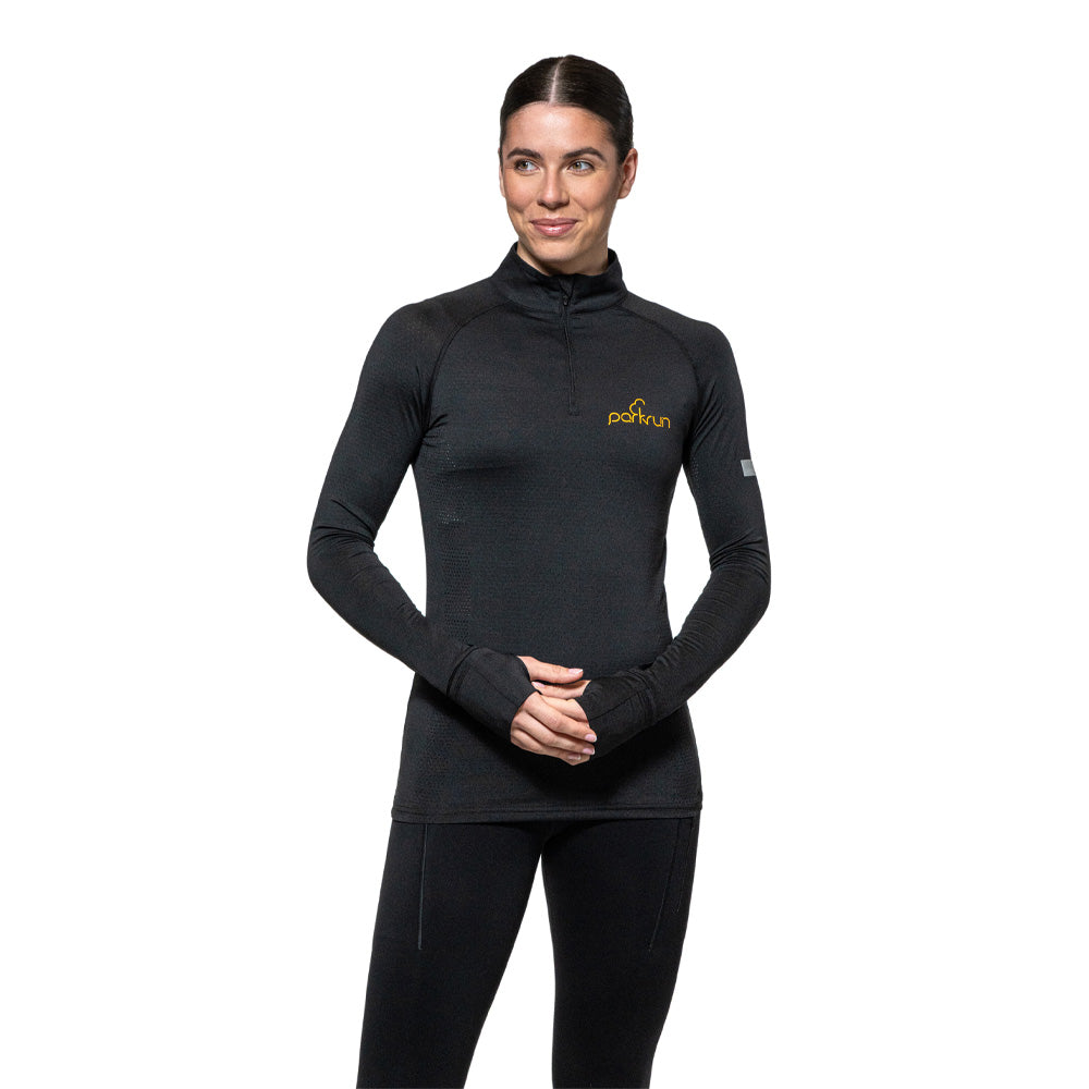 parkrun Women's 1/4 Zip Top