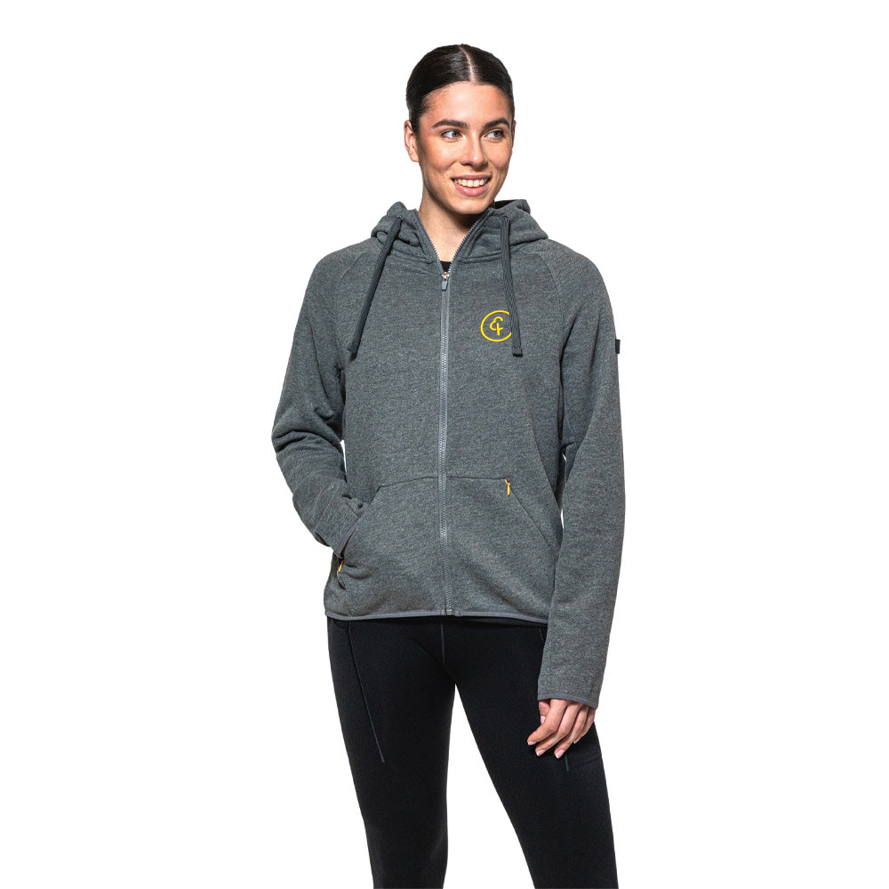 parkrun Damen-Kapuzenpullover mit durchgehendem Reißverschluss