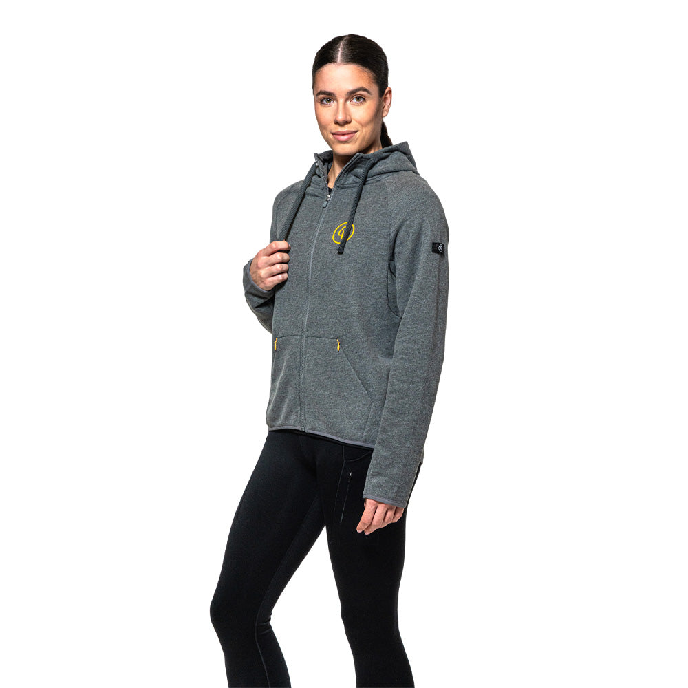 parkrun Damen-Kapuzenpullover mit durchgehendem Reißverschluss