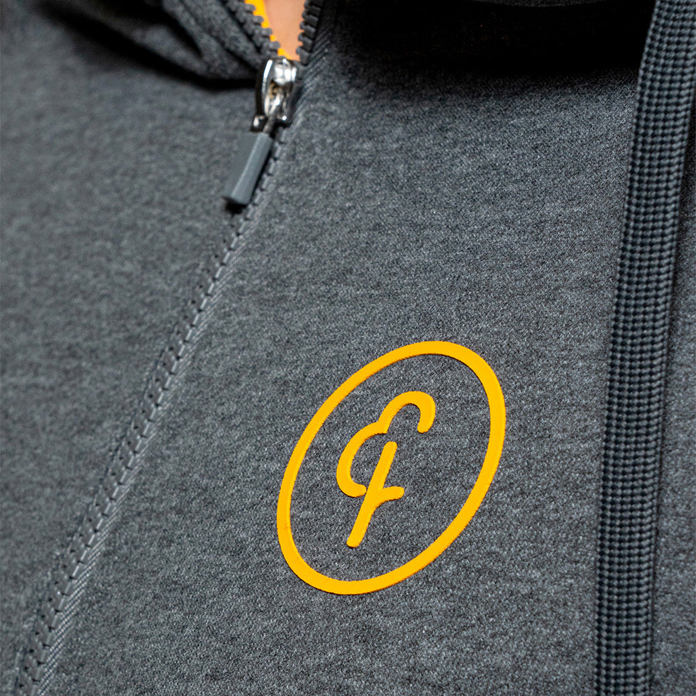 parkrun Damen-Kapuzenpullover mit durchgehendem Reißverschluss