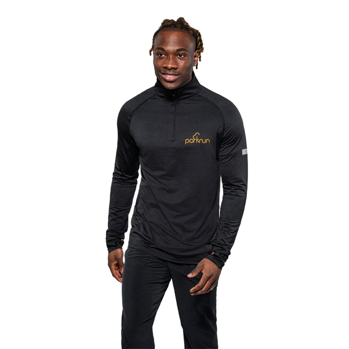 parkrun Men's 1/4 Zip Top